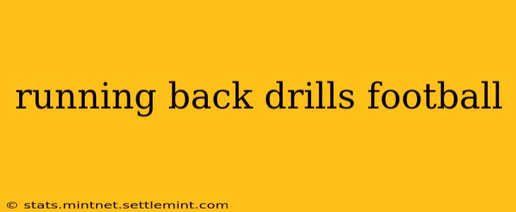 running back drills football